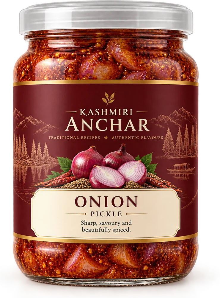 Kashmiri Anchar Onion Pickle